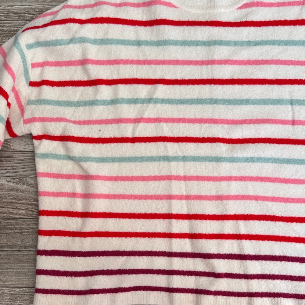 J. Crew Multicolor Striped Crew Neck Sweater - Picture 2 of 6